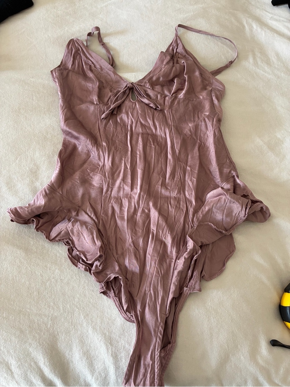 SKIMS Mauve Slip Teddy